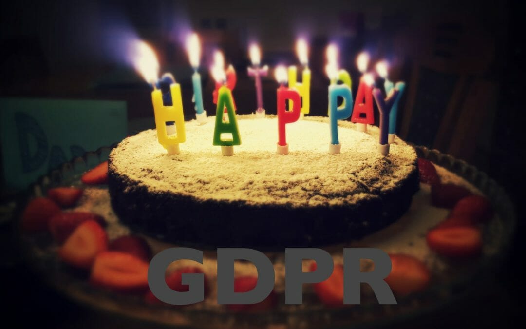 Eerste verjaardag invoering van de GDPR